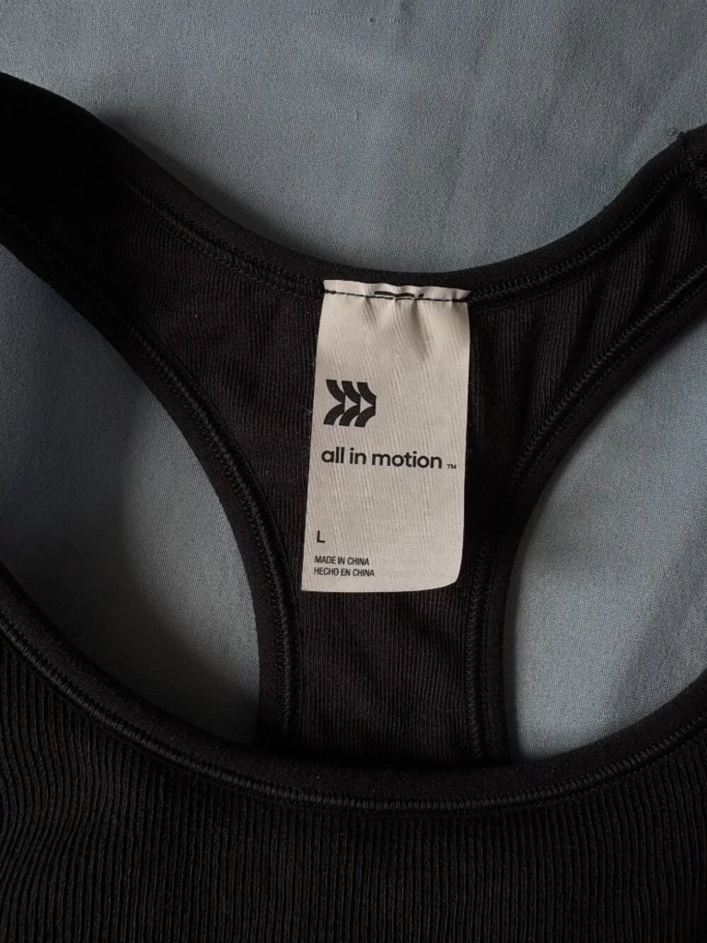 All In Motion Built In Bra Halter Tank - Picture 2 of 3